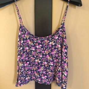 Floral Crop Tank